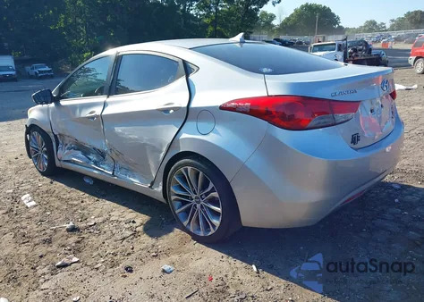 2011 Hyundai Elantra Limited (Ulsan Plant) z USA, uszkodzony, nr VIN KMHDH4AE2BU147925